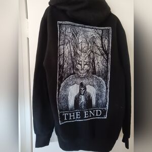 The End Tarot Card Full zip Hoodie